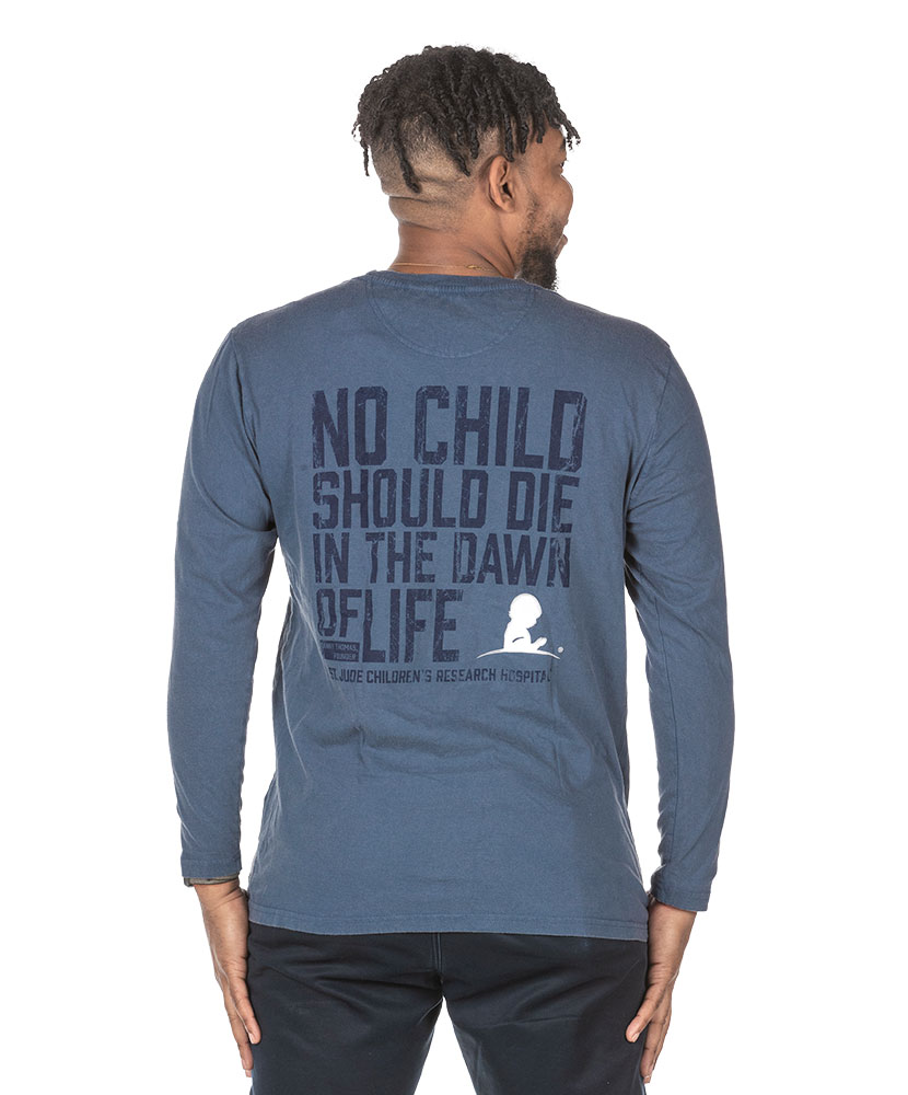 Unisex No Child Should Die In The Dawn of Life Logo Back Design T-Shirt